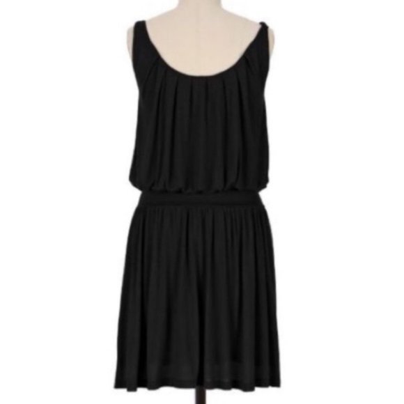 Anthropologie Dresses & Skirts - Anthropologie Black Modal Stretch Pleated Dress